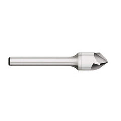 Titan USA - Countersinks; Head Diameter (Inch): 1/2 ; Head Diameter (Decimal Inch): 0.5000 ; Number of Flutes: 3 ; Included Angle: 90 ; Countersink Material: Solid Carbide ; Countersink Finish/Coating: Uncoated - Exact Industrial Supply