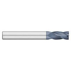 Titan USA - Square End Mills; Mill Diameter (Inch): 3/4 ; Mill Diameter (Decimal Inch): 0.7500 ; Number of Flutes: 4 ; Length of Cut (Inch): 2-1/4 ; Length of Cut (Decimal Inch): 2.2500 ; Material: Solid Carbide - Exact Industrial Supply