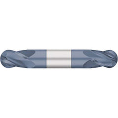 Titan USA - Ball End Mills; Mill Diameter (Decimal Inch): 0.2188 ; Number of Flutes: 4 ; Length of Cut (Inch): 1/2 ; Length of Cut (Decimal Inch): 0.5000 ; Material: Solid Carbide ; Overall Length (Inch): 2-1/2 - Exact Industrial Supply