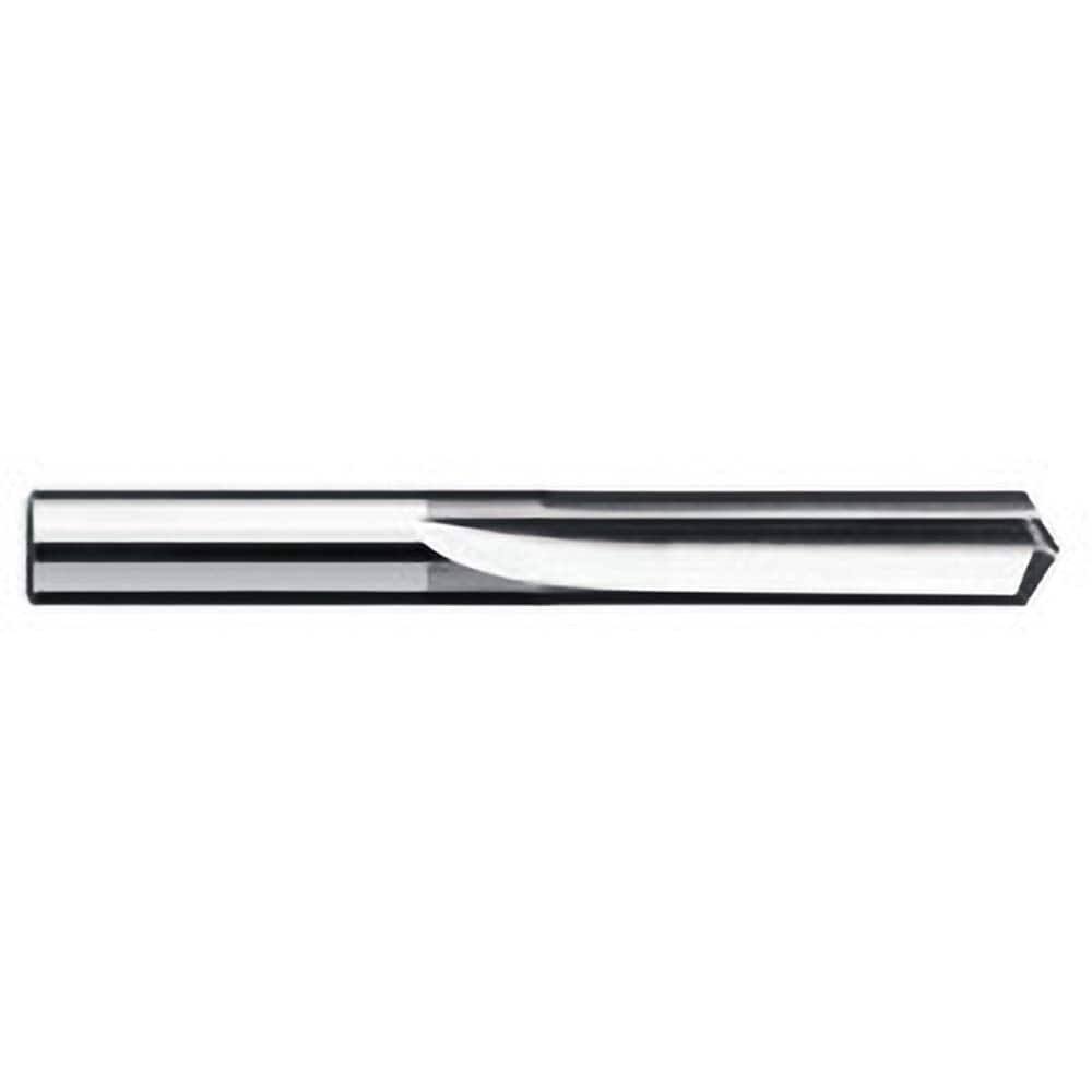 Die Drill Bit: 0.2420″ Dia, 140 °, Solid Carbide Uncoated, 1-1/4″ Flute, 2-1/2″ OAL, Series 195