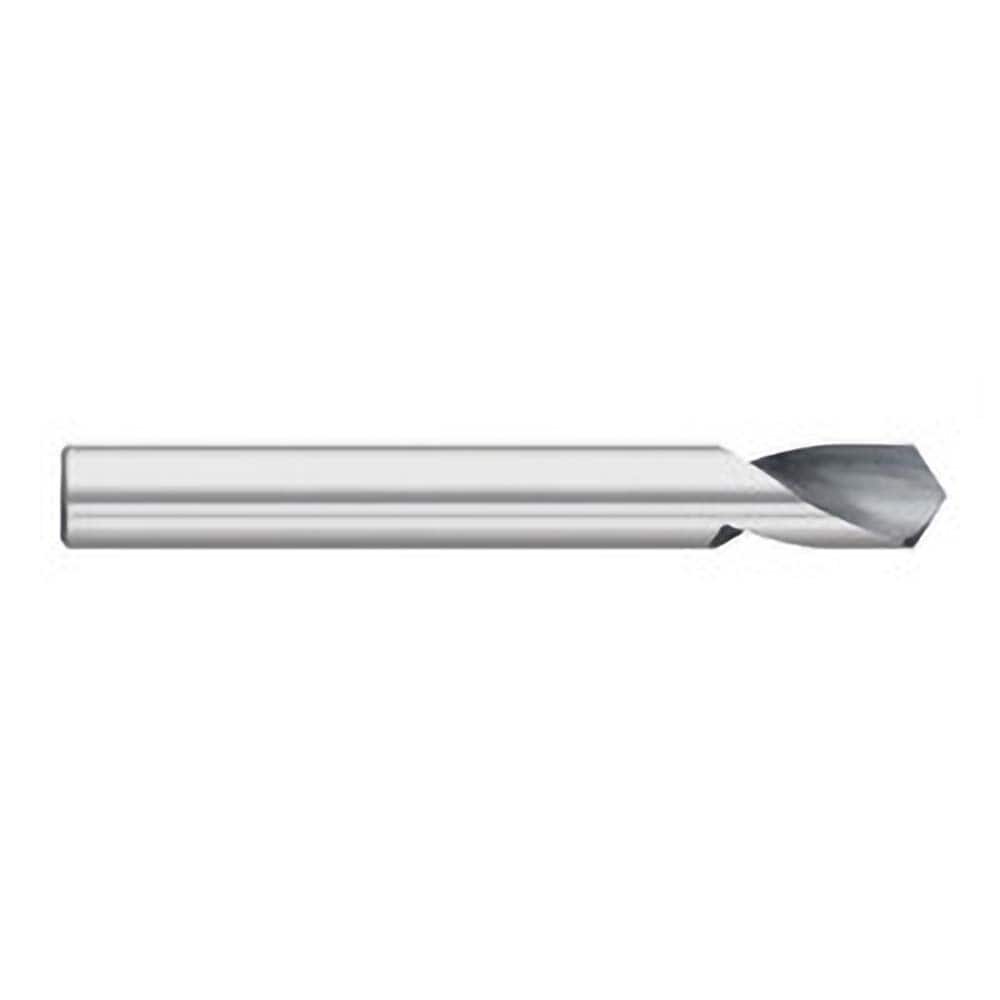 Titan USA - Spotting Drills; Body Diameter (Inch): 5/8 ; Body Diameter (Decimal Inch): 5/8 ; Drill Point Angle: 120 ; Spotting Drill Material: Solid Carbide ; Spotting Drill Finish/Coating: Uncoated ; Overall Length (Inch): 3 - Exact Industrial Supply