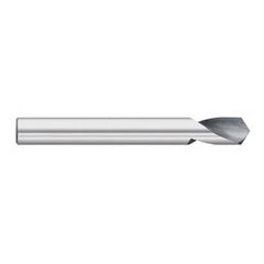 Titan USA - Spotting Drills; Body Diameter (Inch): 3/16 ; Body Diameter (Decimal Inch): 3/16 ; Drill Point Angle: 120 ; Spotting Drill Material: Solid Carbide ; Spotting Drill Finish/Coating: Uncoated ; Overall Length (Inch): 2 - Exact Industrial Supply