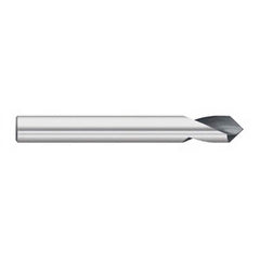 Titan USA - Spotting Drills; Body Diameter (Inch): 1/4 ; Body Diameter (Decimal Inch): 1/4 ; Drill Point Angle: 90 ; Spotting Drill Material: Solid Carbide ; Spotting Drill Finish/Coating: Uncoated ; Overall Length (Inch): 3 - Exact Industrial Supply