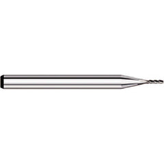 Titan USA - Square End Mills; Mill Diameter (Decimal Inch): 0.0170 ; Number of Flutes: 4 ; Length of Cut (mm): 1.30 ; Length of Cut (Decimal Inch): 0.0510 ; Material: Solid Carbide ; Finish/Coating: Uncoated - Exact Industrial Supply