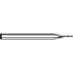 Titan USA - Ball End Mills; Mill Diameter (Decimal Inch): 0.0960 ; Number of Flutes: 2 ; Length of Cut (Decimal Inch): 0.2880 ; Material: Solid Carbide ; Overall Length (Inch): 1-1/2 ; Overall Length (Decimal Inch): 1.5000 - Exact Industrial Supply