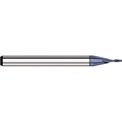 Titan USA - Square End Mills; Mill Diameter (mm): 1.10 ; Mill Diameter (Decimal Inch): 0.0430 ; Number of Flutes: 2 ; Length of Cut (Decimal Inch): 0.1290 ; Material: Solid Carbide ; Finish/Coating: AlTiN - Exact Industrial Supply