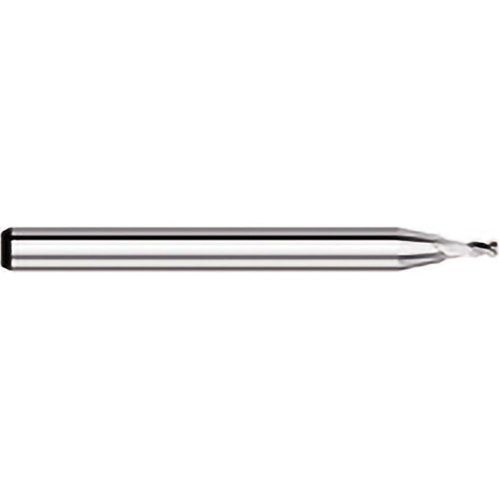 Titan USA - Square End Mills; Mill Diameter (Decimal Inch): 0.0450 ; Number of Flutes: 4 ; Length of Cut (Decimal Inch): 0.0680 ; Material: Solid Carbide ; Finish/Coating: Uncoated ; Shank Diameter (Inch): 1/8 - Exact Industrial Supply