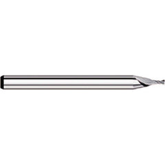 Titan USA - Square End Mills; Mill Diameter (Decimal Inch): 0.0450 ; Number of Flutes: 2 ; Length of Cut (Decimal Inch): 0.0680 ; Material: Solid Carbide ; Finish/Coating: Uncoated ; Shank Diameter (Inch): 1/8 - Exact Industrial Supply