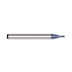 Titan USA - Corner Radius & Corner Chamfer End Mills; Mill Diameter (mm): 0.90 ; Mill Diameter (Decimal Inch): 0.0350 ; End Type: Corner Radius ; Corner Radius (Decimal Inch): 0.0100 ; Number of Flutes: 4 ; Material: Solid Carbide - Exact Industrial Supply