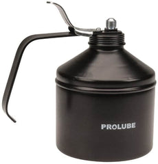 PRO-LUBE - 1,000 mL Capcity, 9" Long Rigid Spout, Lever-Type Oiler - Steel Pump, Steel Body, Powder Coated - Americas Industrial Supply