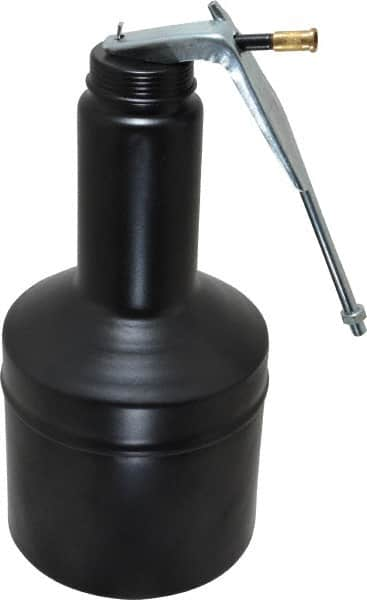 PRO-LUBE - 6" Long Rigid Spout, Pistol-Grip Oiler - Steel Body, Enamel - Americas Industrial Supply