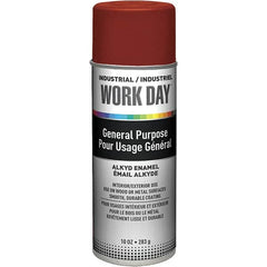 Krylon - 10 oz Red Enamel Spray Primer - 9 to 13 Sq Ft Coverage, Quick Drying - Americas Industrial Supply