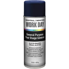 Krylon - Blue, Gloss, Enamel Spray Paint - 9 to 13 Sq Ft per Can, 10 oz Container, Use on Ceramics, Glass, Metal, Plaster, Wood - Americas Industrial Supply