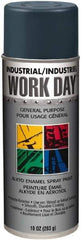 Krylon - Gray, Gloss, Enamel Spray Paint - 9 to 13 Sq Ft per Can, 10 oz Container, Use on Ceramics, Glass, Metal, Plaster, Wood - Americas Industrial Supply