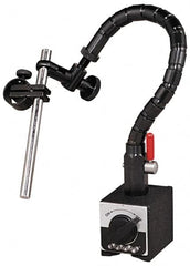 Flexbar - 65 Lb Magnetic Force, Fine Adjustment Indicator Positioner & Holder with Base - Flexible Arm, Rectangular Base, 2-5/8" Base Height, 2-1/4" Base Length, 2" Base Width - Americas Industrial Supply