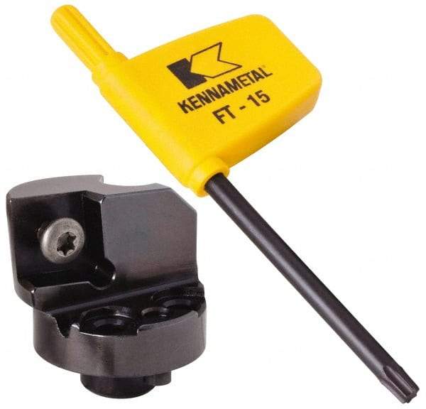 Kennametal - Right Hand Cut, 40mm Min Bore Diam, Size H32 Modular Boring Cutting Unit Head - Through Coolant, Compatible with CC.. - Americas Industrial Supply