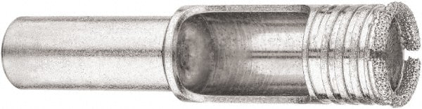 DeWALT - 1-3/8", Straight Shank, Hardened Alloy Steel, Tile and Glass Drill Bit - Americas Industrial Supply