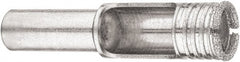 DeWALT - 1-3/8", Straight Shank, Hardened Alloy Steel, Tile and Glass Drill Bit - Americas Industrial Supply