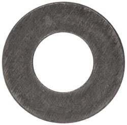 Made in USA - #4 Screw, Grade 300 Stainless Steel Standard Flat Washer - 1/8" ID x 1/4" OD, 0.017" Thick, Plain Finish, Meets Military Specifications - Americas Industrial Supply
