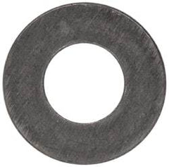 Made in USA - #4 Screw, Grade 300 Stainless Steel Standard Flat Washer - 1/8" ID x 1/4" OD, 0.017" Thick, Plain Finish, Meets Military Specifications - Americas Industrial Supply