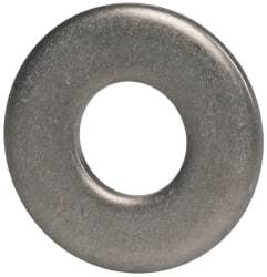 Made in USA - #10 Screw, Grade 300 Stainless Steel Standard Flat Washer - 0.219" ID x 0.438" OD, 0.065" Thick, Plain Finish, Meets Military Specifications - Americas Industrial Supply