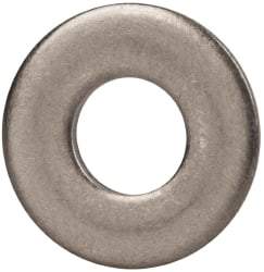 Made in USA - 1/4" Screw, Grade 300 Stainless Steel Standard Flat Washer - 0.281" ID x 5/8" OD, 0.051" Thick, Plain Finish, Meets Military Specifications - Americas Industrial Supply