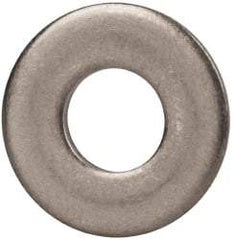 Made in USA - 1/4" Screw, Grade 300 Stainless Steel Standard Flat Washer - 0.281" ID x 5/8" OD, 0.051" Thick, Plain Finish, Meets Military Specifications - Americas Industrial Supply