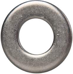 Made in USA - 5/16" Screw, Grade 300 Stainless Steel Standard Flat Washer - 0.343" ID x 0.687" OD, 0.051" Thick, Passivated Finish, Meets Military Specifications - Americas Industrial Supply