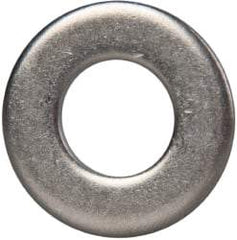Made in USA - 5/16" Screw, Grade 300 Stainless Steel Standard Flat Washer - 0.343" ID x 0.687" OD, 0.051" Thick, Passivated Finish, Meets Military Specifications - Americas Industrial Supply