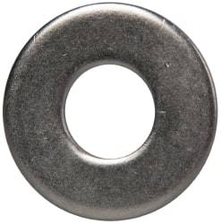 Made in USA - 5/16" Screw, Grade 300 Stainless Steel Standard Flat Washer - 3/8" ID x 7/8" OD, 0.064" Thick, Passivated Finish, Meets Military Specifications - Americas Industrial Supply