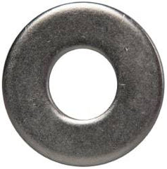 Made in USA - 5/16" Screw, Grade 300 Stainless Steel Standard Flat Washer - 3/8" ID x 7/8" OD, 0.064" Thick, Passivated Finish, Meets Military Specifications - Americas Industrial Supply