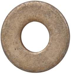Made in USA - 5/16" Screw, Grade 1008/1010 Steel Standard Flat Washer - 3/8" ID x 7/8" OD, 0.075" Thick, Cadmium-Plated Finish, Meets Military Specifications - Americas Industrial Supply