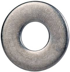 Made in USA - 1/4" Screw, Grade 17-7 PH Stainless Steel USS Flat Washer - 5/16" ID x 3/4" OD, 0.063" Thick, Plain Finish - Americas Industrial Supply