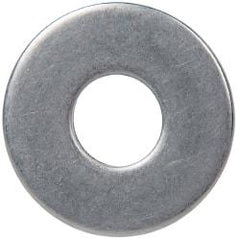 Made in USA - 5/8" Screw, Grade 17-7 PH Stainless Steel USS Flat Washer - 11/16" ID x 1-3/4" OD, 0.12" Thick, Plain Finish - Americas Industrial Supply