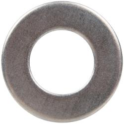 Made in USA - 1" Screw, Grade 17-7 PH Stainless Steel USS Flat Washer - 1-1/16" ID x 2" OD, 0.131" Thick, Plain Finish - Americas Industrial Supply