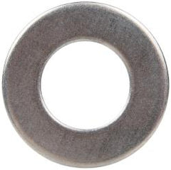 Made in USA - 1" Screw, Grade 17-7 PH Stainless Steel USS Flat Washer - 1-1/16" ID x 2" OD, 0.131" Thick, Plain Finish - Americas Industrial Supply