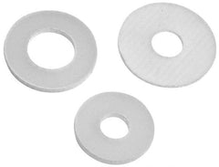 Made in USA - #10 Screw, Grade G10 Fiberglass Standard Flat Washer - 0.203" ID x 0.443" OD, 0.062" Thick, Plain Finish - Americas Industrial Supply
