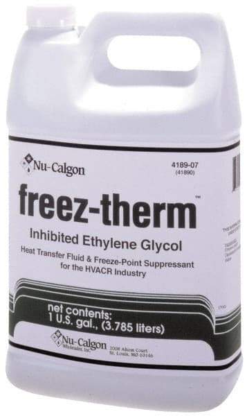 Nu-Calgon - 55 Gallon Heat-Transfer Antifreeze Fluid - Comes in Drum, Ethylene Glycol Composition - Americas Industrial Supply