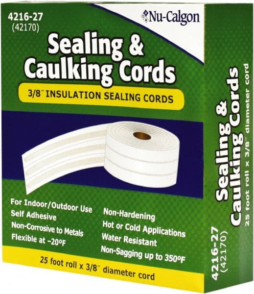 25 Ft. Long x 3/8 Inch Wide, Insulation Sealing Cord