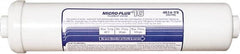 Nu-Calgon - 1/4 Inch Pipe, Inline Water Filter System with Disposable Filter and Quick Disconnect Fittings - Reduces Sediment, Taste, Odor, Chlorine and Scale - Americas Industrial Supply