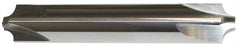 Accupro - 0.1" Radius, 3/8" Mill Diam, 4 Flute Solid Carbide Corner Rounding End Mill - Double End, TiCN Finish, 2-1/2" OAL, 3/8" Shank Diam - Americas Industrial Supply