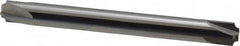 Accupro - 0.046" Radius, 1/4" Mill Diam, 4 Flute Solid Carbide Corner Rounding End Mill - Double End, Uncoated, 2-1/2" OAL, 1/4" Shank Diam - Americas Industrial Supply