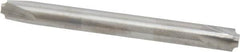 Accupro - 0.05" Radius, 1/4" Mill Diam, 4 Flute Solid Carbide Corner Rounding End Mill - Double End, Uncoated, 2-1/2" OAL, 1/4" Shank Diam - Americas Industrial Supply