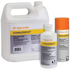 WALTER Surface Technologies - StainlessCut, 350 mL Bottle Cutting Fluid - Liquid, For Broaching, Drilling, Milling, Reaming, Sawing, Turning - Americas Industrial Supply