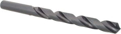 Cle-Line - 25/64" 118° Point High Speed Steel Jobber Drill - Oxide Finish, Right Hand Cut, Spiral Flute, Straight Shank, 5-1/8" OAL, 25/64" Shank Diam, 3-3/4" Flute Length, Standard Point - Americas Industrial Supply