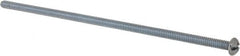 Value Collection - #10-24 UNC, 6" Length Under Head Slotted/Phillips Drive Machine Screw - Round Head, Grade J82 Steel, Zinc-Plated Finish, Without Washer - Americas Industrial Supply