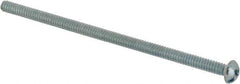 Value Collection - #6-32 UNC, 3" Length Under Head Slotted/Phillips Drive Machine Screw - Round Head, Grade J82 Steel, Zinc-Plated Finish, Without Washer - Americas Industrial Supply