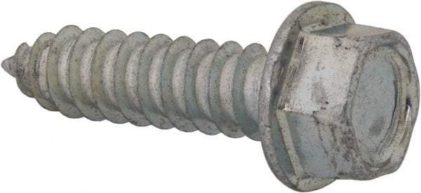 Value Collection - 3/8" Hex Head Sheet Metal Screw - Steel, 1-1/2" Length Under Head, Grade 2 - Americas Industrial Supply