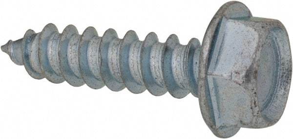 Value Collection - 5/16" Hex Head Sheet Metal Screw - Steel, 1-1/4" Length Under Head, Grade 2 - Americas Industrial Supply