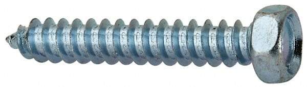 Value Collection - 5/16" Hex Head Sheet Metal Screw - Steel, 2" Length Under Head, AISI 1016, ASME B18.6.3, ASME B18.6.4 & SAE J933, Grade 1016-1024 - Americas Industrial Supply